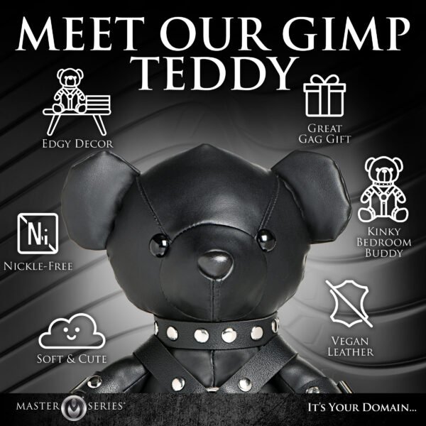 Gimp Teddy Bear - Black - Image 6