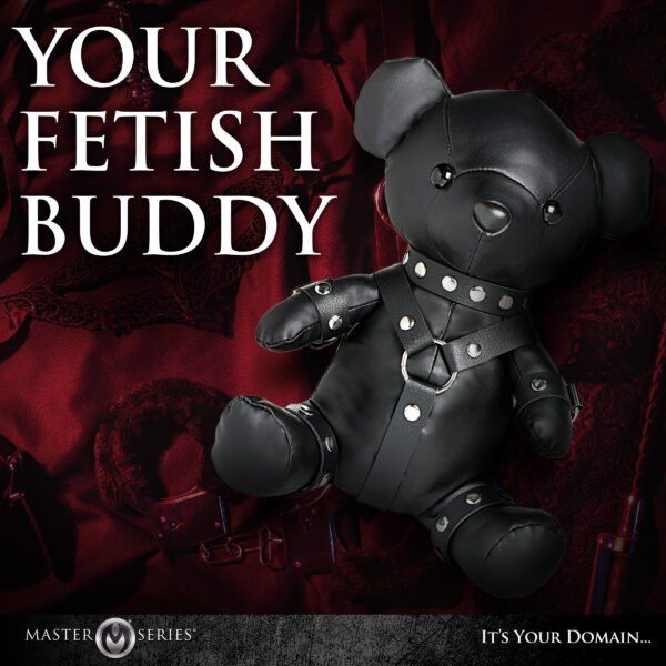 Gimp Teddy Bear - Black - Image 3