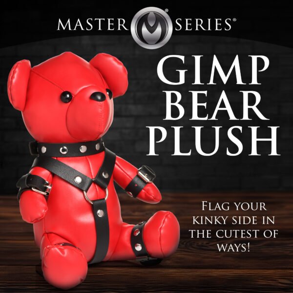 Gimp Teddy Bear - Red - Image 5