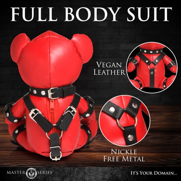 Gimp Teddy Bear - Red - Image 8