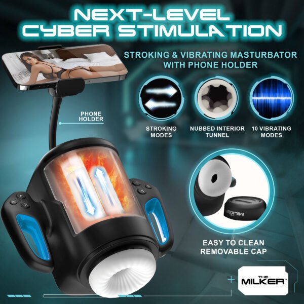 Cyber Milker Stroking & Vibrating Masturbator - Image 4
