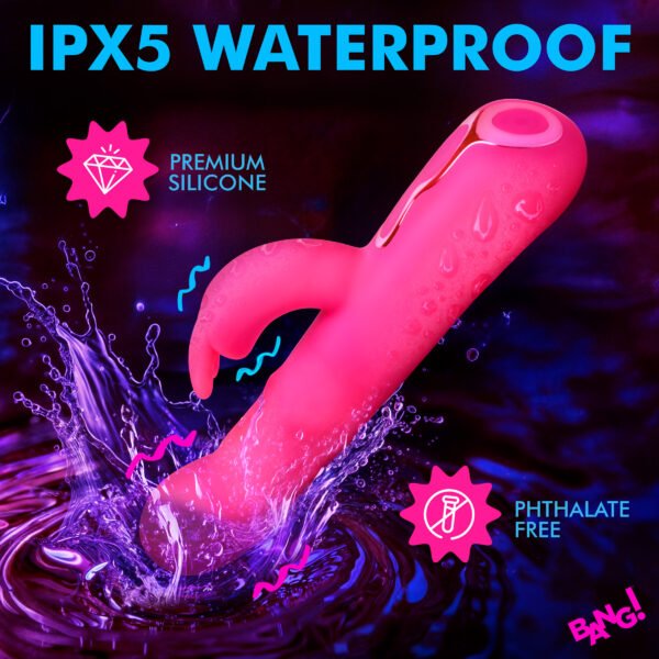 Come-hither Beaded Silicone Rabbit Vibrator - Image 4