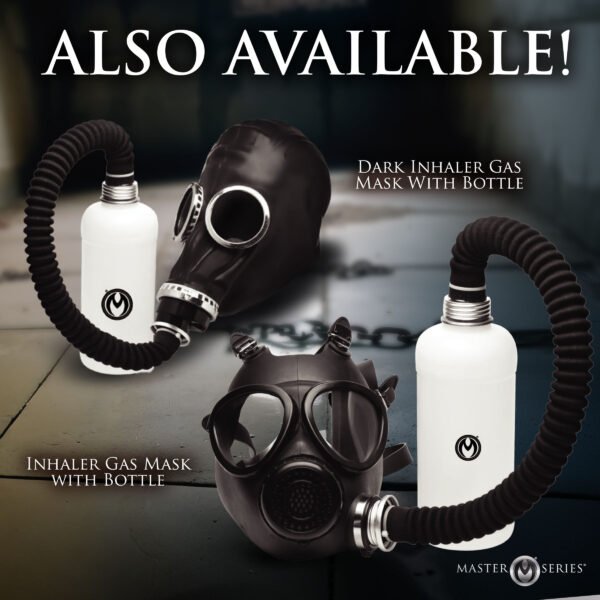 Dark Inhaler Gas Mask With Bottle - Image 6