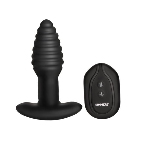 Model-e Vibrating Rimming Plug With Remote - Image 4