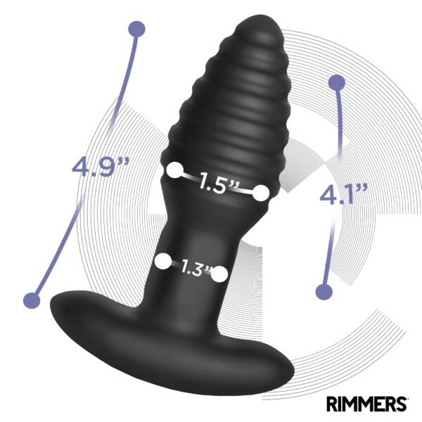 Model-e Vibrating Rimming Plug With Remote - Image 5