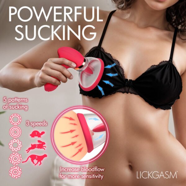 Plump Pleasure Licking & Sucking Clitoral Stimulator - Image 2