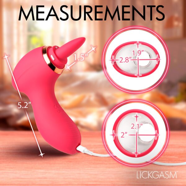 Plump Pleasure Licking & Sucking Clitoral Stimulator - Image 5