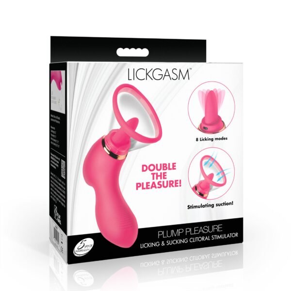 Plump Pleasure Licking & Sucking Clitoral Stimulator - Image 7
