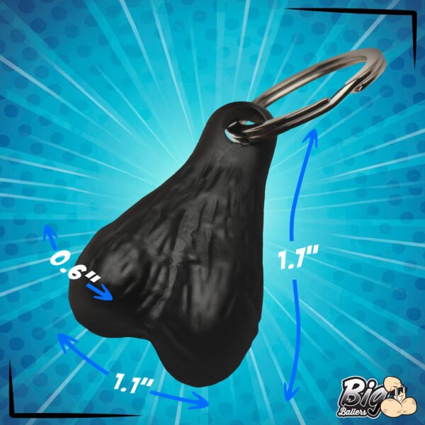 Big Ballers Keychain - Black - Image 6