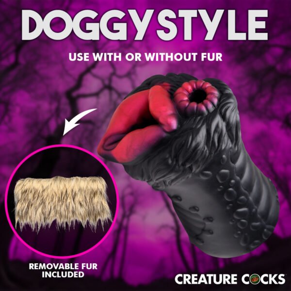 Savage She-wolf Silicone Stroker - Image 5