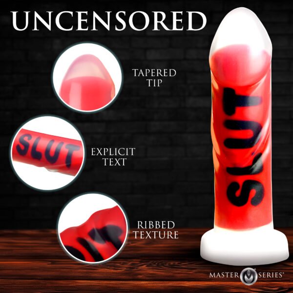 Slut Silicone Dildo - Image 5