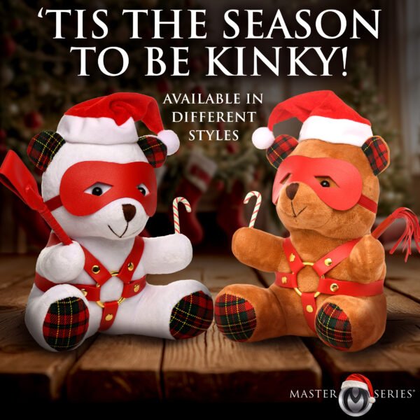 Holiday Bondage Bear - White - Image 5