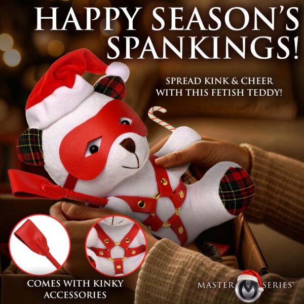 Holiday Bondage Bear - White - Image 3