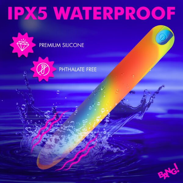 Rainbow Silicone Vibrator - Image 3
