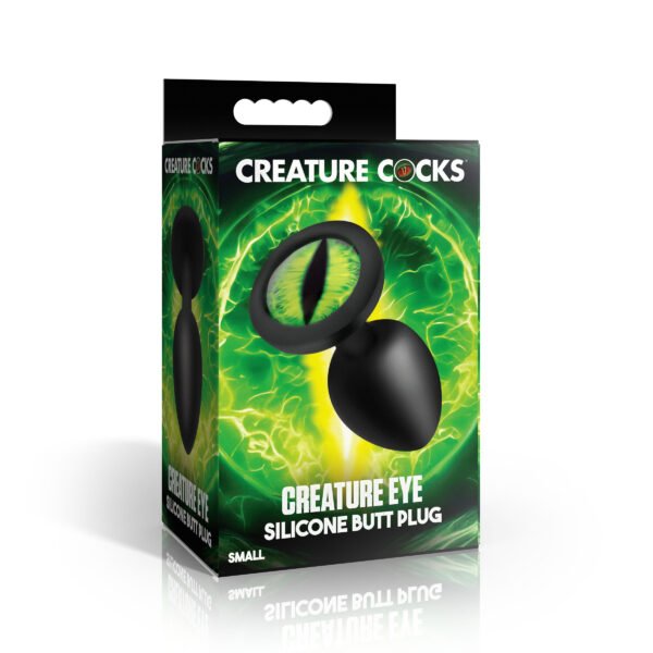 Creature Eye Green Eye Silicone Butt Plug - Small - Image 4