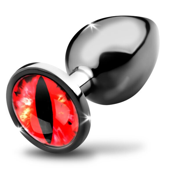 Sinister Eye Red Eye Metal Butt Plug - Large - Image 5