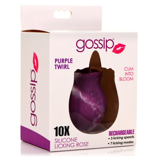 10x Twirl Silicone Licking Rose - Image 8