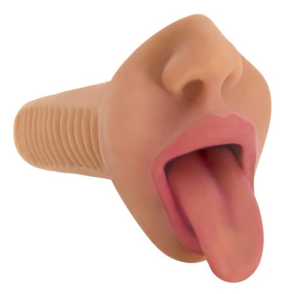 Mistress Selene Vibrating Mouth Stroker- Tan - Image 2