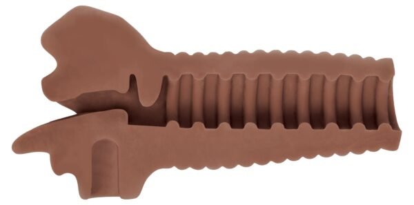 Mistress Mercedes Vibrating Mouth Stroker- Brown - Image 4