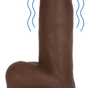 Jock Dark Vibrating Dildo With Balls