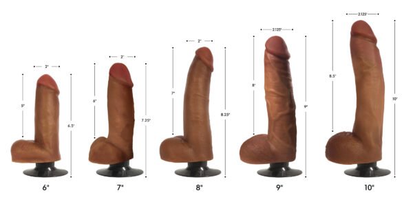Jock Dark Bareskin Vibrating Dildo With Balls - Image 2
