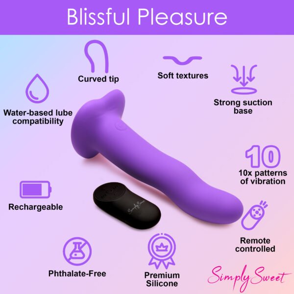 21x Vibrating Wavy Silicone Dildo - Image 12
