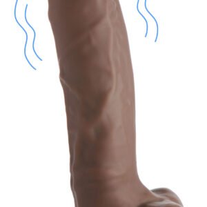 8 Inch Silexpan Hypoallergenic Silicone Vibrating Dildo