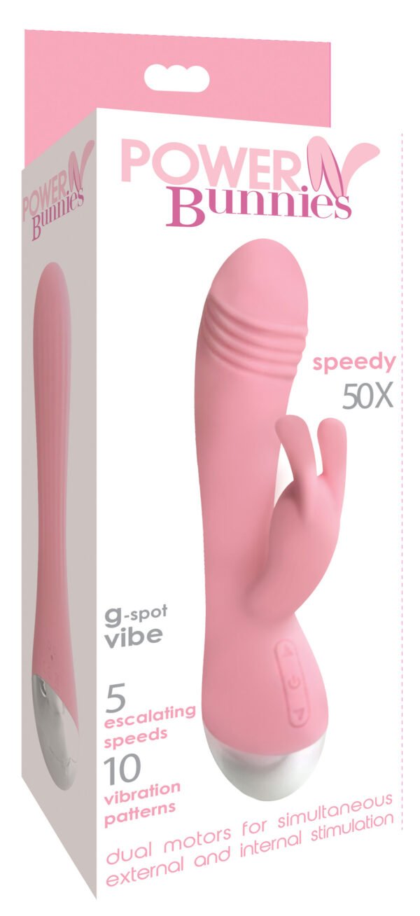 Speedy 50x Silicone Rabbit Vibrator - Image 4