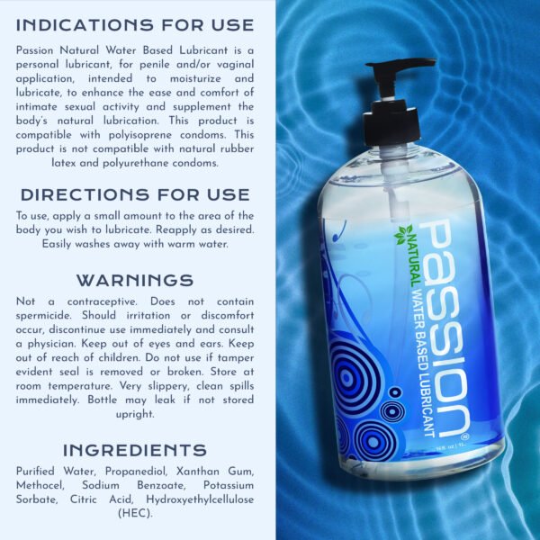 Passion Natural Water-based Lubricant - Image 4