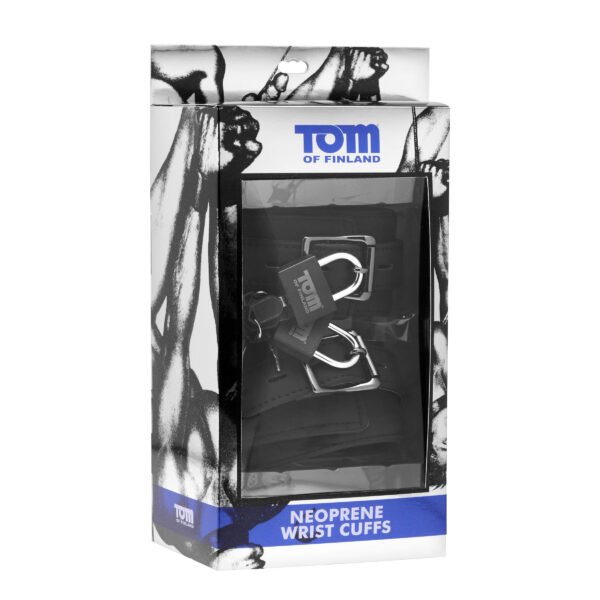 Tom Of Finland Neoprene Wrist Cuffs - Image 3