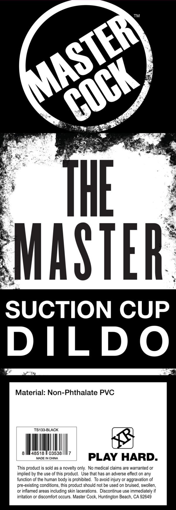 The Master Suction Cup Dildo - Black - Image 7