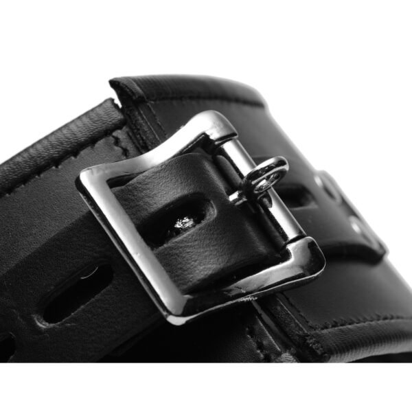 Padded Leather Locking Posture Collar - Image 4
