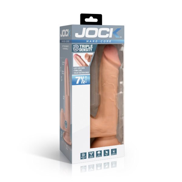 Hard-core 7.5" Triple Density Dildo With Balls - Image 6