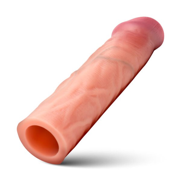 Enhancers 1.5" Silicone Penis Extension Sleeve - Light - Image 4