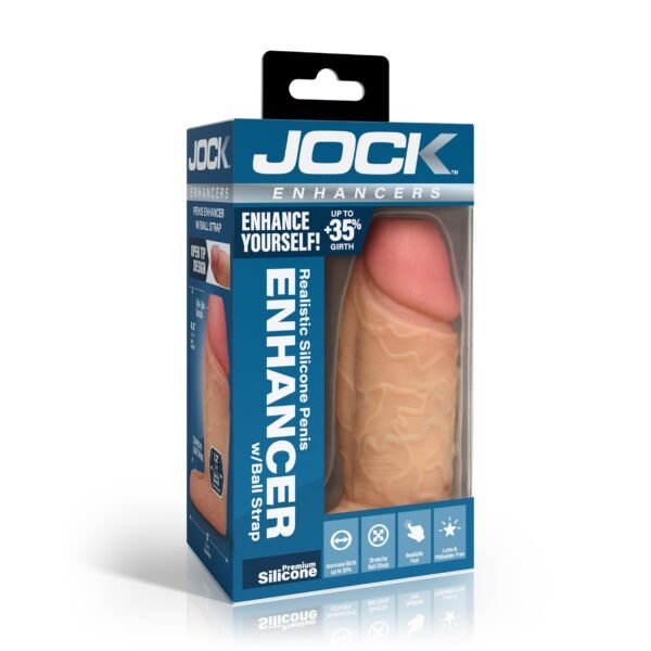 Enhancers Silicone Penis Extension Sleeve - Light - Image 2
