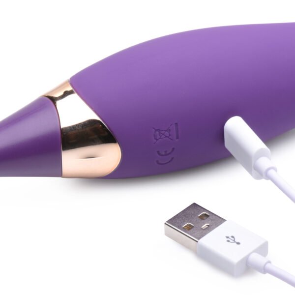 Pulsing G-spot Pinpoint Silicone Vibrator With Attachments - Image 9