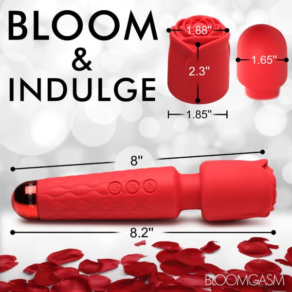 Deluxe Silicone Rose Wand - Image 3