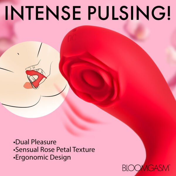 Rose Touch Pulsing Silicone Finger Vibrator - Image 6