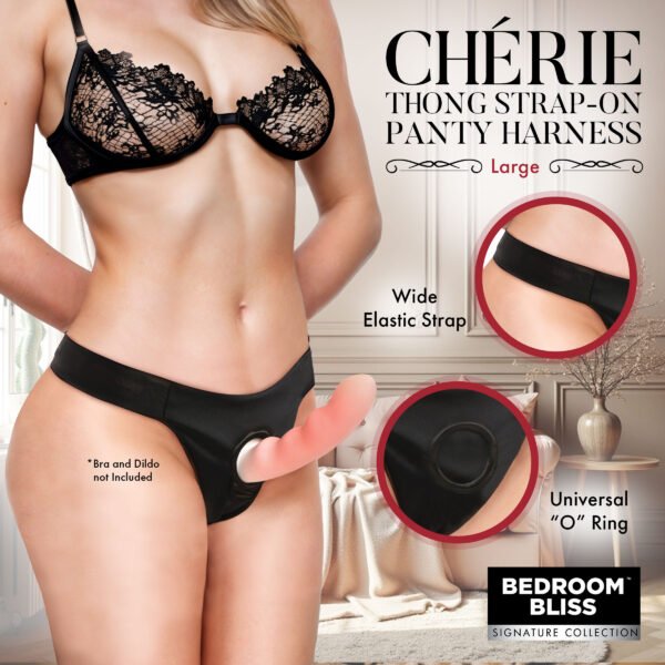 Cherie Thong Strap-on Panty Harness - Large - Image 4