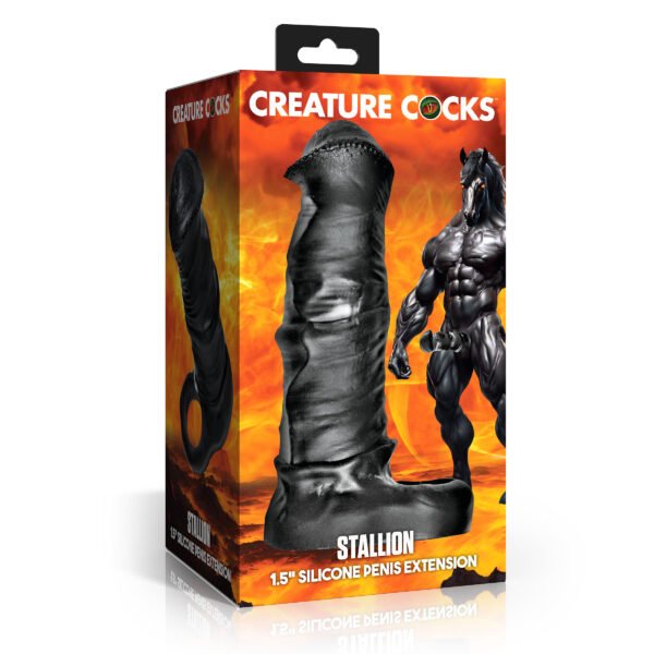 Stallion 1.5" Silicone Penis Extension - Image 2