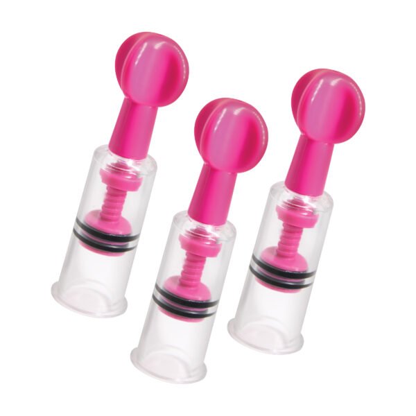 Maxtwist Clit & Nipple Triple Sucker Set - Pink - Image 2