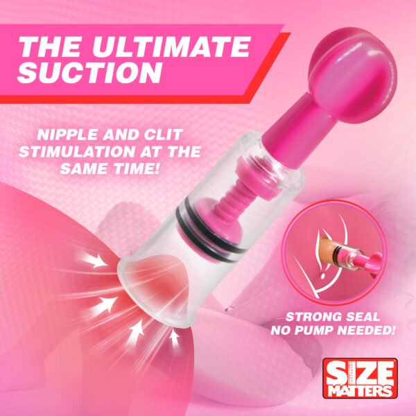 Maxtwist Clit & Nipple Triple Sucker Set - Pink - Image 3