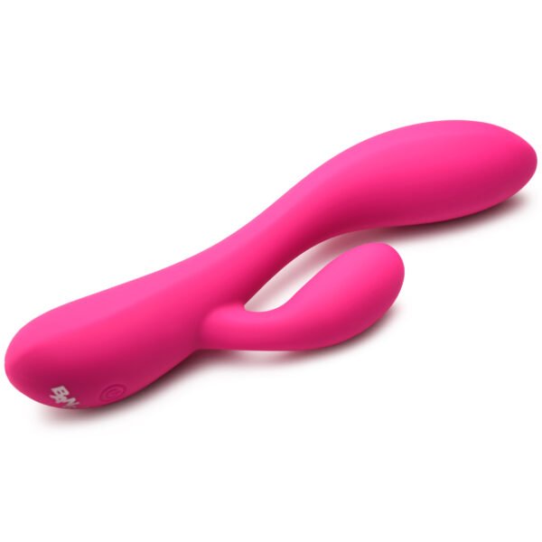 10X Flexible Silicone Rabbit Vibrator - Pink - Image 8