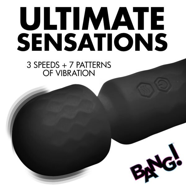 10X Mini Silicone Wand - Black - Image 6