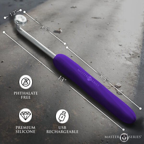 Elektra Rechargeable E-Stim Wand - Purple - Image 5