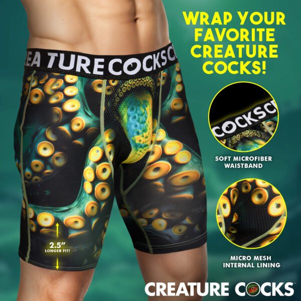 Creature Wear Monstropus Tentacled Monster Boxer Shorts - X-Large - Image 3