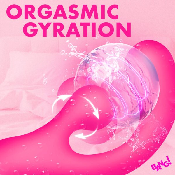 Gyro Rabbit Silicone Vibrator - Pink - Image 3