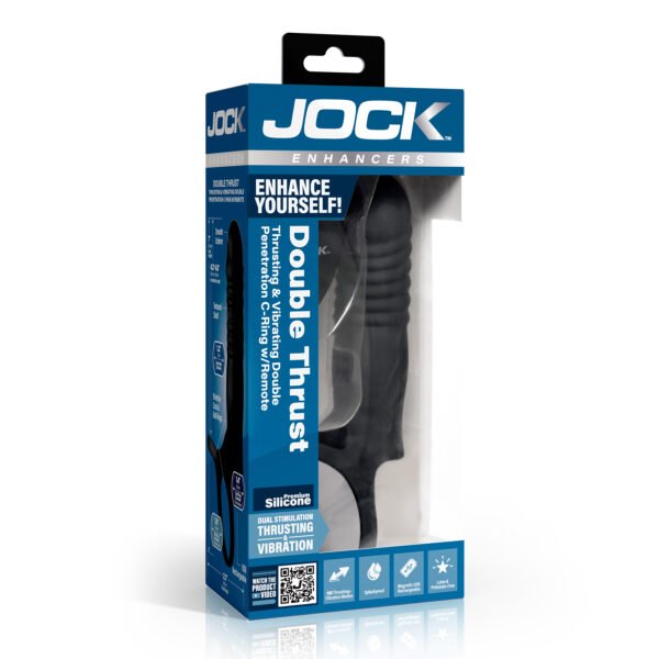 Double Thrust Thrusting & Vibrating Double Penetration C-Ring w/ Remote - Image 7