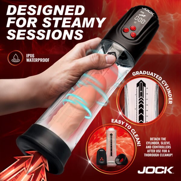 Power Up Digital Automatic Waterproof Penis Pump - Image 4