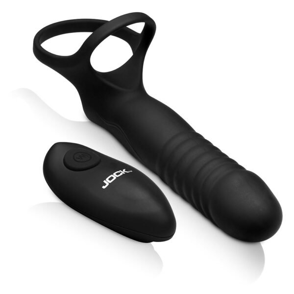 Double Thrust Thrusting & Vibrating Double Penetration C-Ring w/ Remote - Image 6